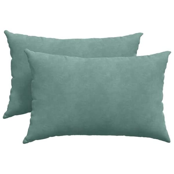 Maison Exclusive - Soffkuddar 2 st Grön Hav 60 x 40 cm Grön Hav