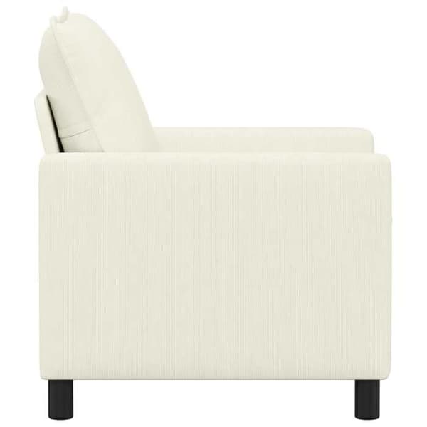 Maison Exclusive - Soffa Creme 76 x 81 x 87,5 cm Tyg
