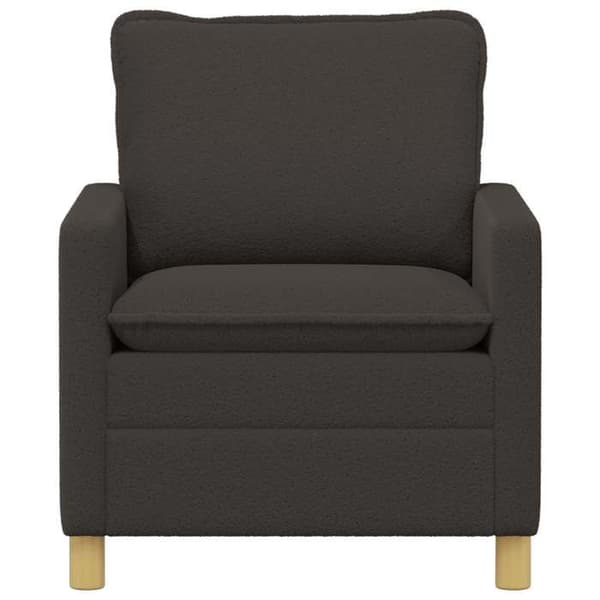 Maison Exclusive - Tummanharmaa sohva 76 x 81 x 87,5 cm Kangas
