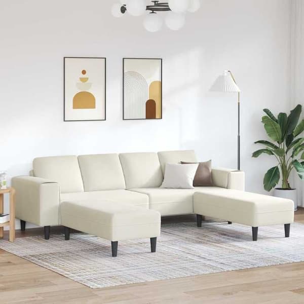 Maison Exclusive - 3 kpl olohuoneen sohva, kerma Grädde
