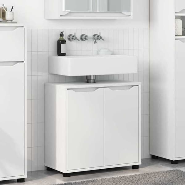 Maison Exclusive - Badrumsspegelskåp Vit 60 x 30 x 60 cm Vit