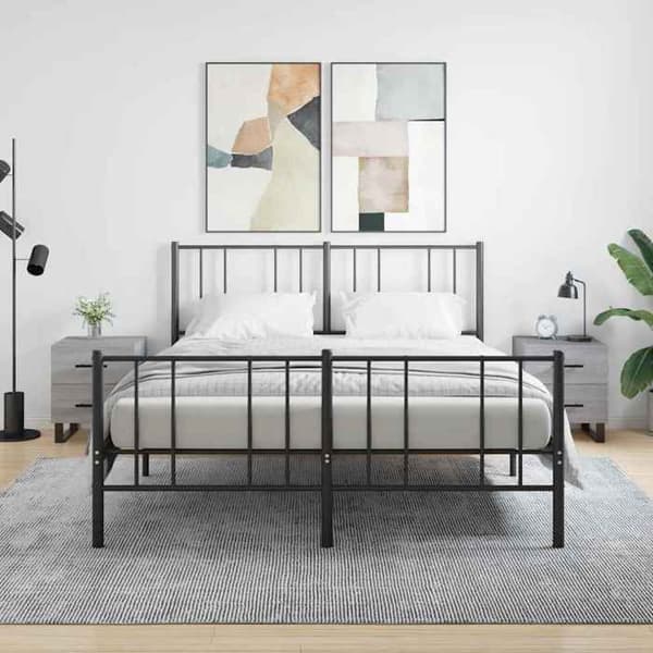 Maison Exclusive - Natborde 2 stk sonoma grå 40x35x47,5 cm Sonoma grå