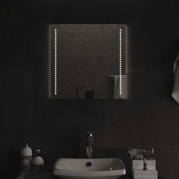 Maison Exclusive - LED badevægspejl 50x50 cm