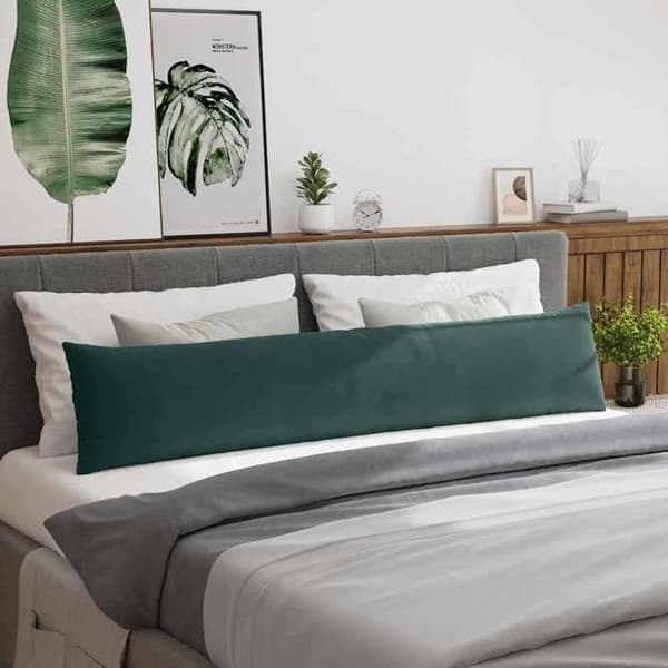 Maison Exclusive - Soffkuddar 2 st Mörkgrön 200 x 40 cm Mörkgrön