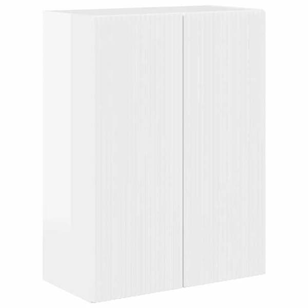 Maison Exclusive - Väggmonterad TV-möbel 59,5 x 31 x 80 cm Blank vit