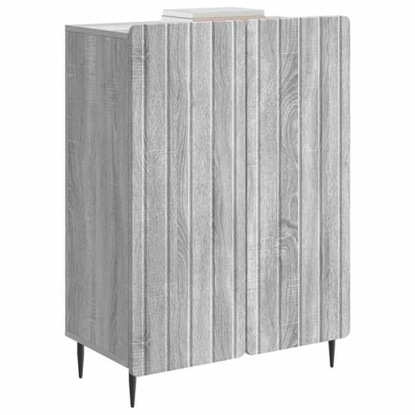 Maison Exclusive - Buffé Sonoma grå 66 x 34,5 x 92 cm Ingenjörsträ