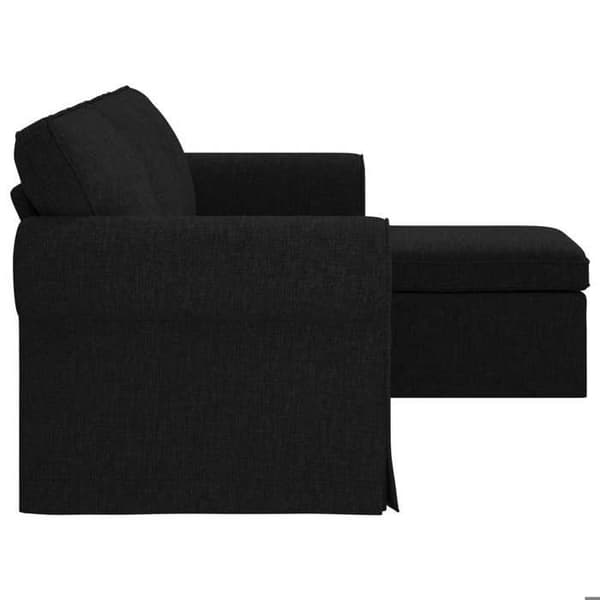 Maison Exclusive - Sort Sofa 215 x 138 x 80 cm stof