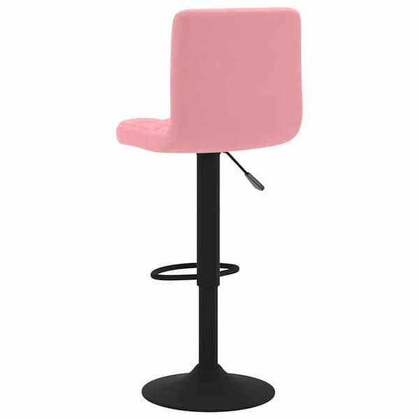 Maison Exclusive - Barstolar set om 2 rosa sammet