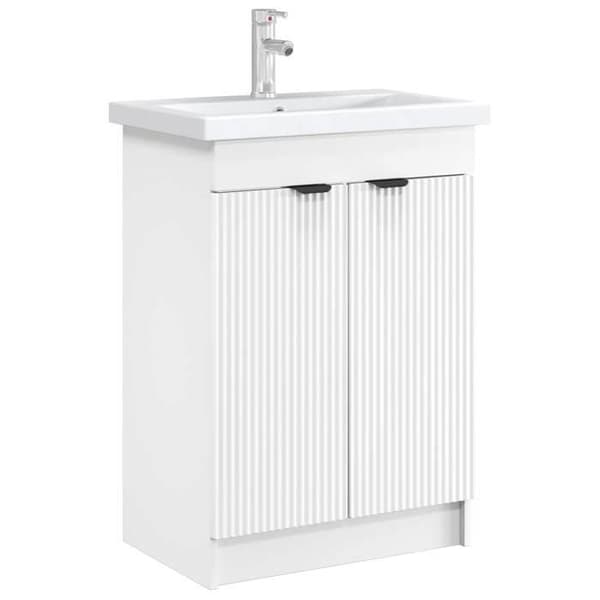 Maison Exclusive - Badeværelse underskab hvid 56 x 37,5 x 81 cm