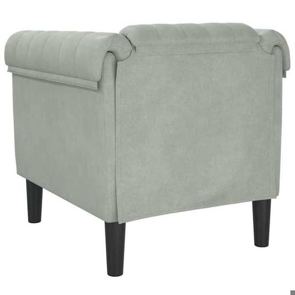 Maison Exclusive - Lysegrå Velour Stol