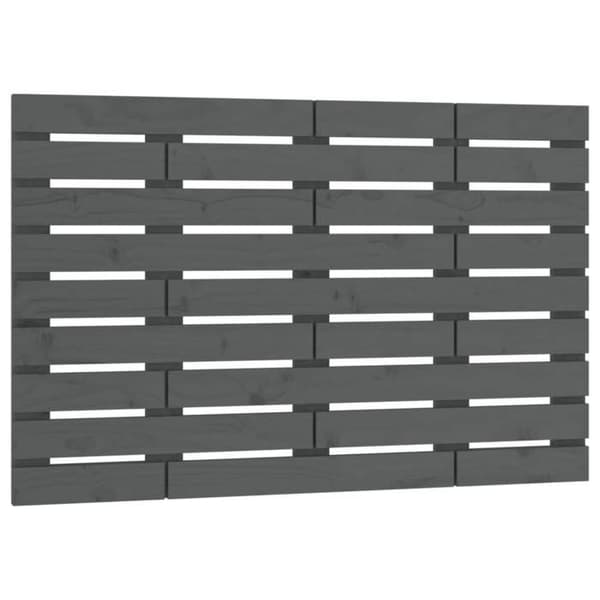 Seinäpatja - MAISON EXCLUSIVE - Klassinen - Massiivipuu - Harmaa - 106x3x63 cm Grå
