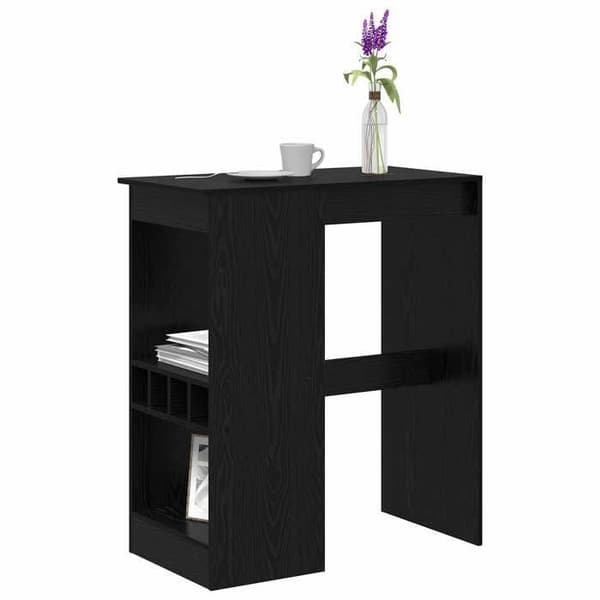 Barbord - EKSKLUSIV HUS - 90x47.5x103.5 cm - Ingeniørtræ (sort eg) - Rektangulær - Højde 103.5 cm