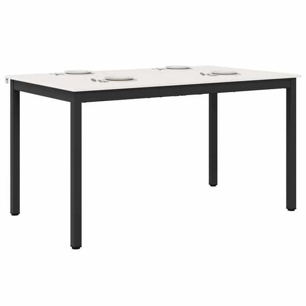 Maison Exclusive - Spisebord / Middagsbord Hvid 150 x 90 x 75 cm Vit