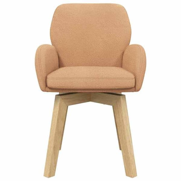 Maison Exclusive - Snurrande matstolar 6 st Bouclé Beige beige