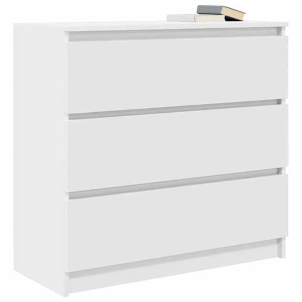Maison Exclusive - Buffé vit 80x35x76 cm ingenjörsträ Vit