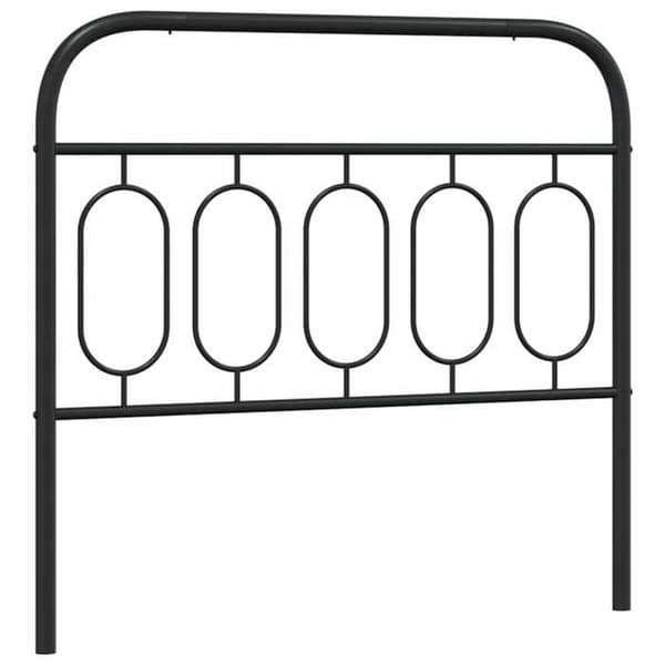 Maison Exclusive - Erstatnings hovedgærde i sort metal 107 cm