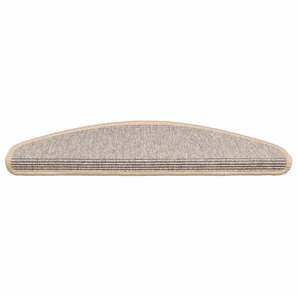 Maison Exclusive - Trappe tæppe 15 stykker 65 x 21 x 4 cm Sølv Halvmåne Stor