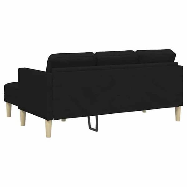 Maison Exclusive - Musta Sohvaryhmä 173 x 131 x 67 cm Polyesteri Svart