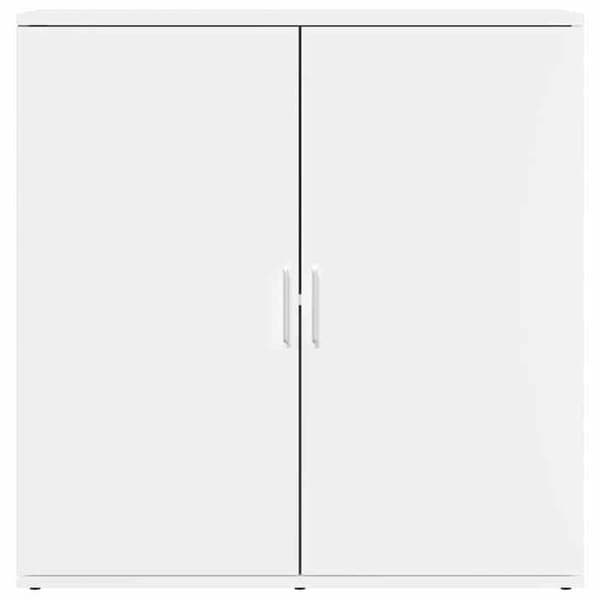 Maison Exclusive - Bufféer 2 st vit 79x38x80 cm ingenjörsträ