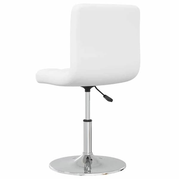 Maison Exclusive - Matstolar set om 2 vit konstläder