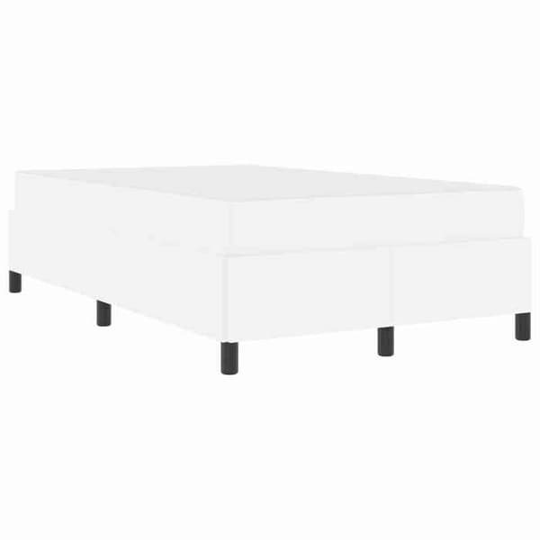 Maison Exclusive - Sängram med madrass Vit 120 x 200 cm tyg