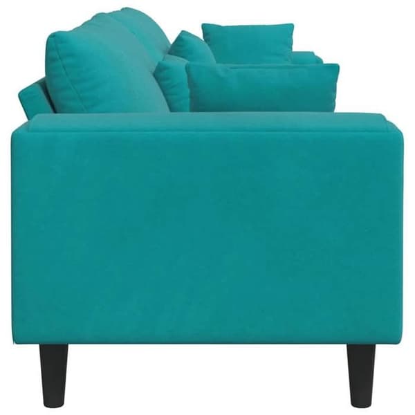 Maison Exclusive - Turkos Soffa 250 x 77 x 76 cm Sammet Turkos