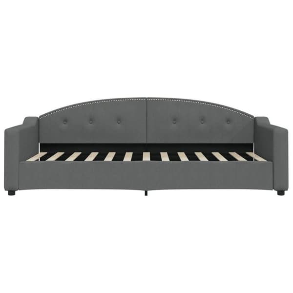 Maison Exclusive - Sengebund uden madras grå 90x200 cm stof