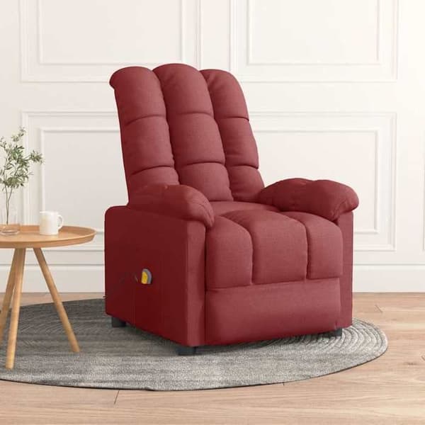 Maison Exclusive - Punainen Bordeaux hierontatuoli Kankainen