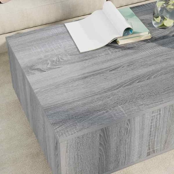 Maison Exclusive - Soffbord Sonoma grå 95 x 55 x 31 cm Ingenjörsträ Gris Sonoma