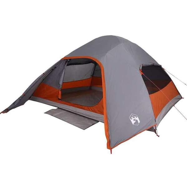 Maison Exclusive - 4-personers grå vandtæt campingdome