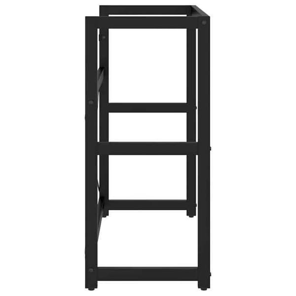 Maison Exclusive - Badeværelsesvaskeramme Sort 79x38x83 cm Jern