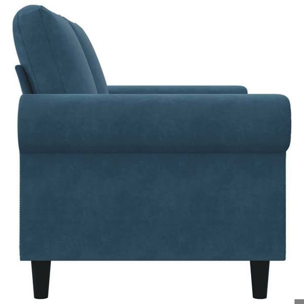 Maison Exclusive - 2-personers Sofa Blå 120 cm Velour