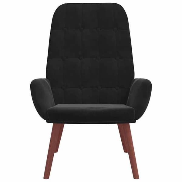 Maison Exclusive - Afslappende stol i sort velour