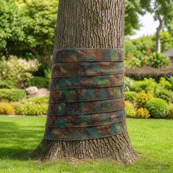 Maison Exclusive - Jute rulle 25 x 5000 cm Camouflage
