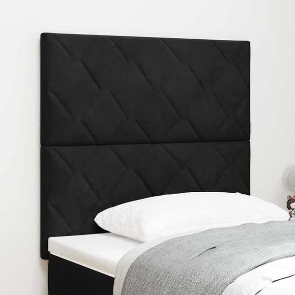 Maison Exclusive - Musta pääty 100 cm Sametti Svart