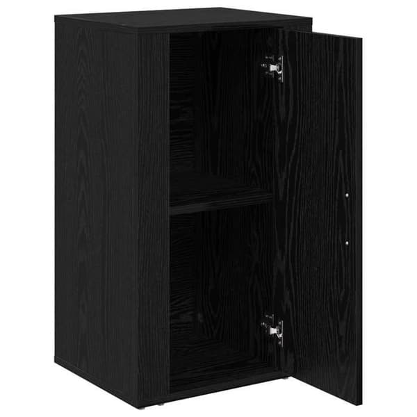 Maison Exclusive - Buffet Sort egetræ 40 x 33 x 70 cm Ingeniørtræ svart ek