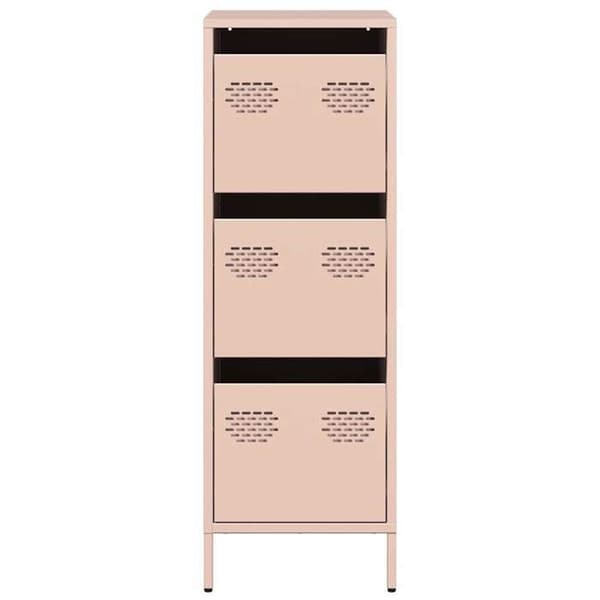 Maison Exclusive - Høj buffet i rosa 39x35x103,5 cm stål