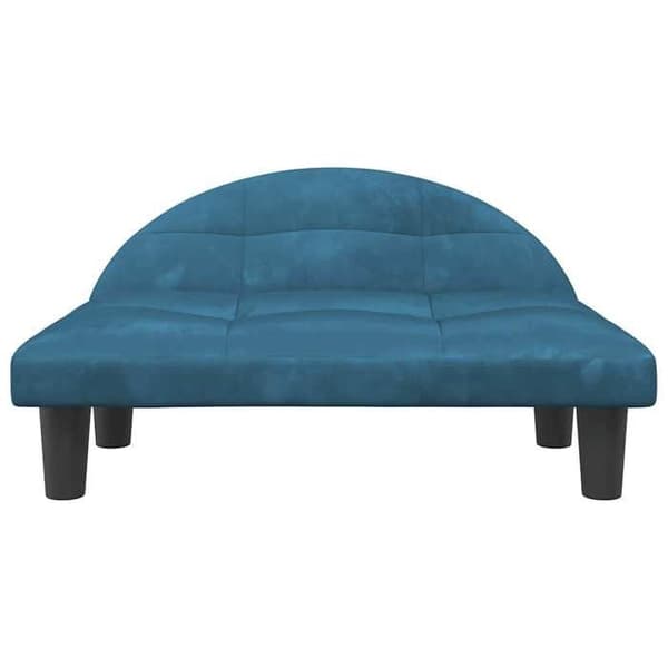Maison Exclusive - Hundeseng blå 70x52x30 cm velour Blå