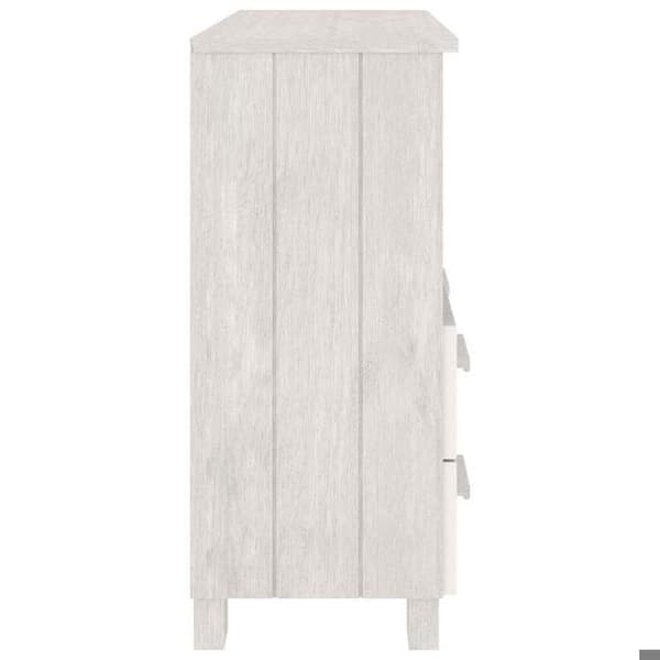 Maison Exclusive - Buffé HAMAR Vit 85x35x80 cm Massivt furu Vit