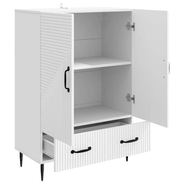 Maison Exclusive - Buffé Vit 66 x 34,5 x 95 cm Ingenjörsträ Vit