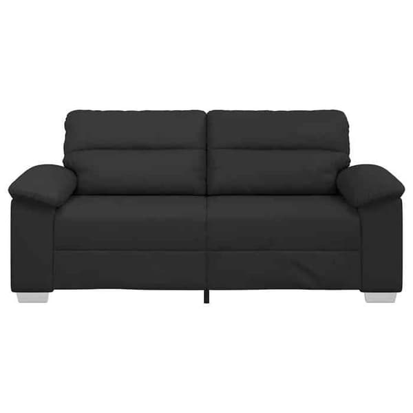 Sofa 2 pladser - MAISON EXCLUSIVE - 180x81x84 cm - Sort - Syntetisk læder - Bredde armlæn Sort