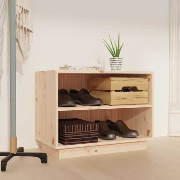 Maison Exclusive - Kengäteline 60x34x45 cm Massiivipuu