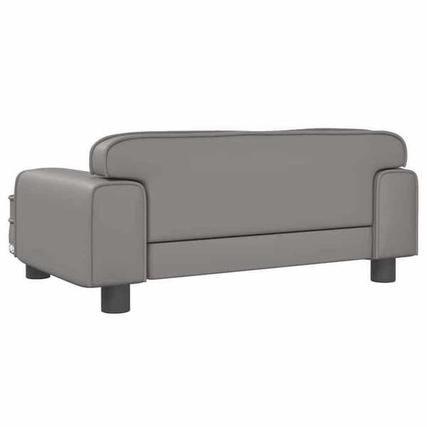 Maison Exclusive - Hundsäng grå 70x45x30 cm i konstläder grå