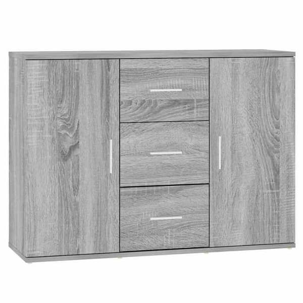 Maison Exclusive - Buffet Sonoma harmaa 91x29,5x65 cm Tekninen puu