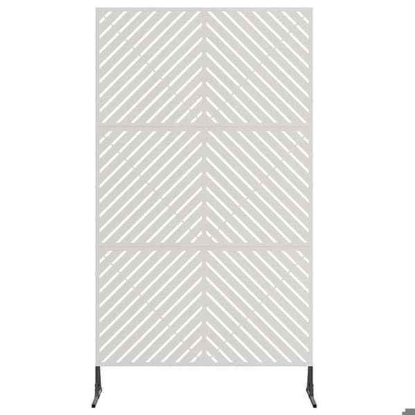 Maison Exclusive - Privatlivsskærm 100 x 50 x 180 cm Rustfrit stål