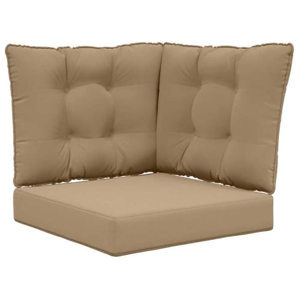 Maison Exclusive - Udendørs sofa pude Polyester Taupe 50,5 x 50,5 cm Mol