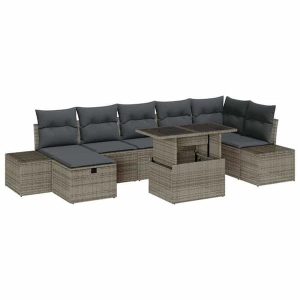 Maison Exclusive - Sæt af 8 pc have-sofa i polyrotin