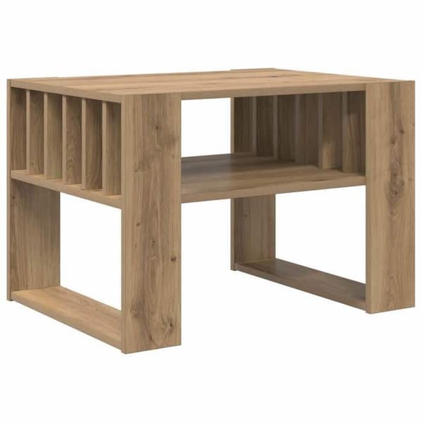 Bord - EKSKLUSIV HUS - 66 x 49,5 x 45 cm - Ingeniørtræ - Indbyggede hylder - Rektangulær