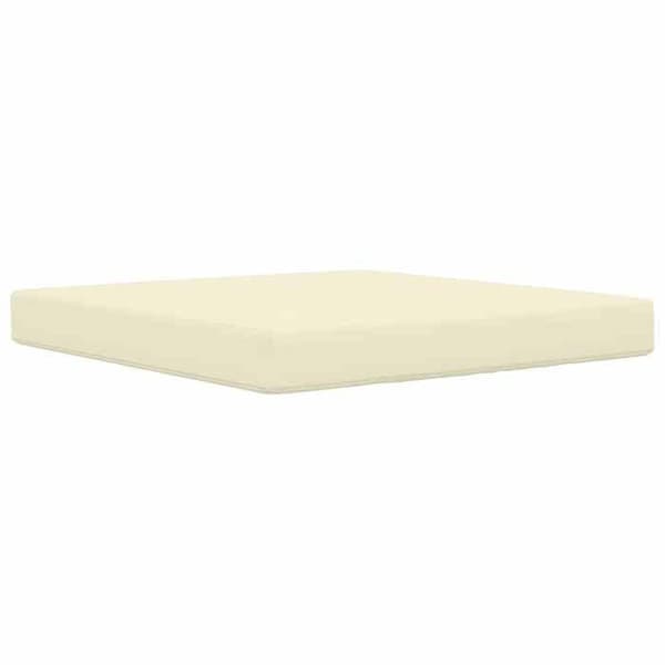 Utomhus soffkudde - EXKLUSIV HEM - 80×80 cm - Polyester - Dragkedja - Skumfyllning Grädde