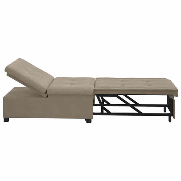 Maison Exclusive - Utdragbar Sängsoffa Taupe 194 x 67 x 82 cm Mikrofiber Mol